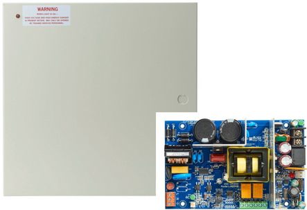 Dual Voltage Power Supply with Enclosure, 12/24VDC, 4 Amp, 1 Class 2 Output, Glass Fuse Protected, UL