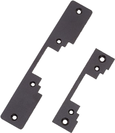 Faceplate Square/Radius 4 7/8 x 1-1/4