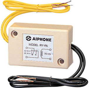 Door Release Relay, 12VDC, N/O : Door Strikes Require Power Sources not Provided by Airphone. Magnetic Locks Require Relay Modification