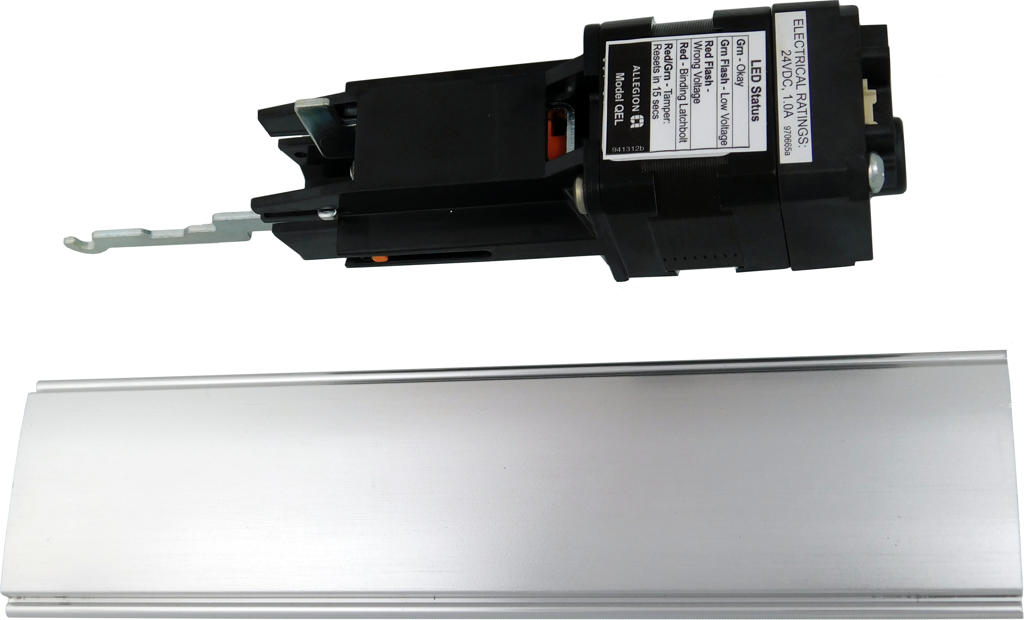 Motorized Electric Latch Retraction Kit, 24VDC @ 1A, 3ft for 25 Series Except 25-M (Mortise), 628/US28 Anodized Aluminum (** See overview tab to verify min stile specs)