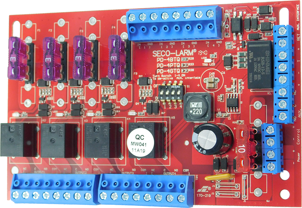 4-CH Controller Board 12-24v AC/DC 10A