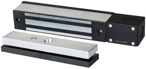 600lbs Gate Maglock Face-Mount 12/24VDC, Weldable, Indoor/Outdoor, Weld or Bolt Directly to Gate