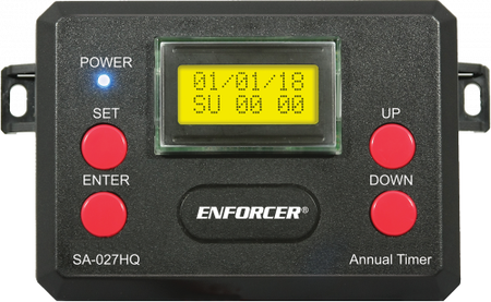 Programmable 365-Day Timer with 2 Relays, LCD Display, Each Relay up to 50 Events, 1-99 Seconds