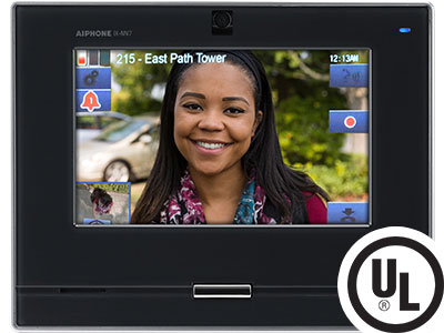 IP Video Master Station, With 7" Touchscreen, Black