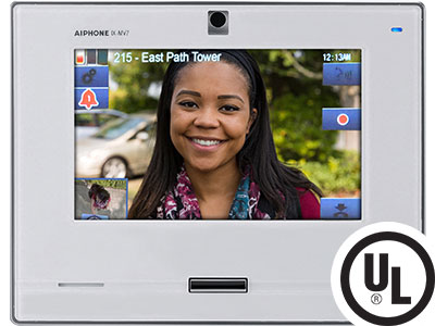IP Video Master Station, With 7" Touchscreen, White