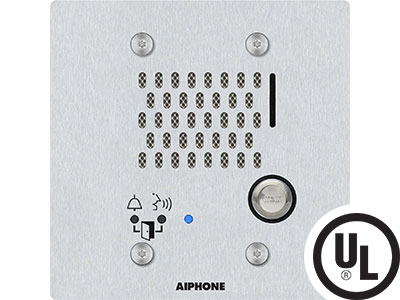 IP Audio 2-Gang Door Station, Vandal Resistant, Stainless Steel