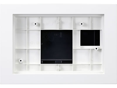 Flush Mounting Kit for Tenant Station  LXG-2C7, Frame and Back Box is made of Self-Extinguishing Plastic