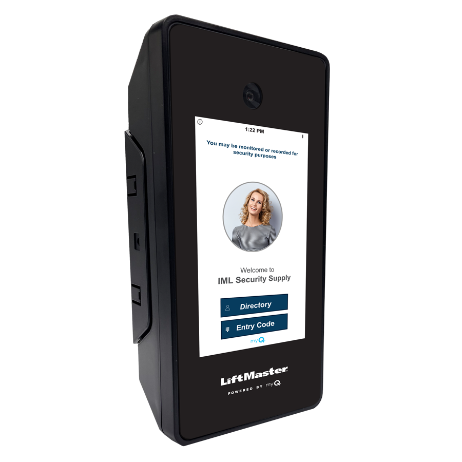Smart Video Intercom, 500 User, Audit Trail, 4 to 8 Digit Entry, Single Gate or Door, 5in 1080p Heavy Duty Touchscreen, 135 Degree Wide Angle View, VOIP, DSP, Cloud Managed, UL