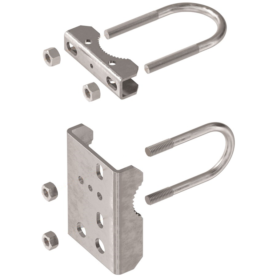 Galvanized Bracket to Mount Samson to 4in Post x 1-5/8in Gate