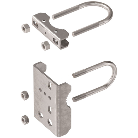 Galvanized Bracket to Mount Samson to 3in Post x 1-7/8in Gate