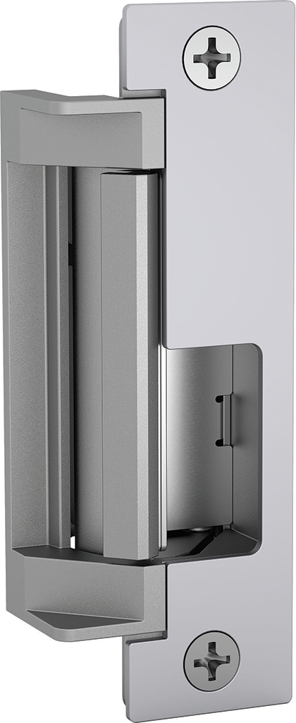 Fire Rated Electric Strike 12/24VDC/VAC Includes 2 Faceplates (4-7/8in x 1-1/4in),Mortise and Cylindrical Latches Max 3/4in Throw, Latchbolt Monitor, 630/US32D Stainless Steel