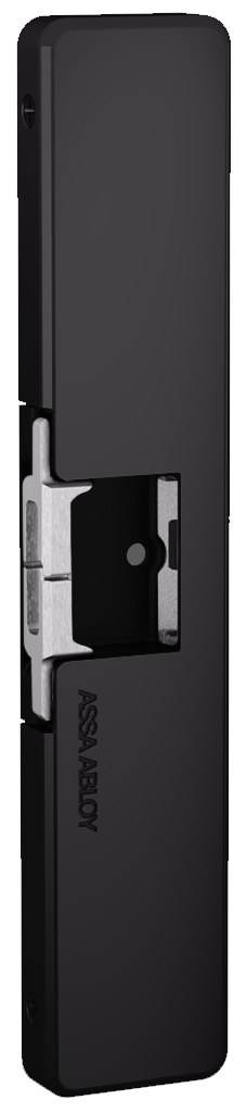 Surface Electric Strike, Adams Rite 8700/8800 EX88 Rim Exits, 12/24VDC, FS/FSE, 9in x 1-3/4in x 9/16in, Wood or Metal Frame, BSP Black Suede Powder Coat