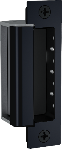 Fire Rated Electric Strike 12/24VDC/VAC, FS/FSE, CLB Complete (4-7/8in x 1-1/4in), Cylindrical/Mortise/Rim Exits Latches Max 3/4in Throw, BSP Black Suede Powder Coat