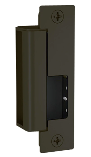 Electric Strike 12/24VDC/VAC, FS/FSE, Complete Kit Includes 1J, 1K, 1KD and 1KM Faceplates (4-7/8in x 1-1/4in), Cylindrical/Mortise/Rim Exits Latches Max 3/4in Throw, BSP Black Suede Powder Coat