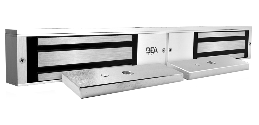 1200lbs Double Maglock 12/24VDC, LED, UL Listed  (After Sept 2023 Uses 2 BEA10LZBR12SUL Brackets)