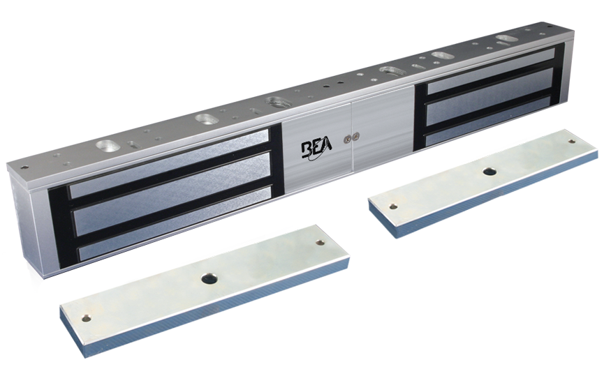 600lbs Double Maglock 12/24VDC, LED, UL Listed (After Sept 2023 Uses 2 BEA10LZBR6SUL Brackets)