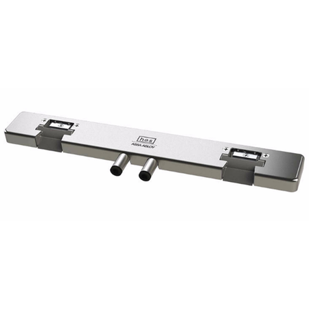 SVR Surface Mounted Electric Strike, 12/24VDC, Wide Backset 8-3/8in, Field Selectable Fail Secure or Fail Safe, Latchbolt and Strike Monitoring, 630/US32D Stainless Steel
