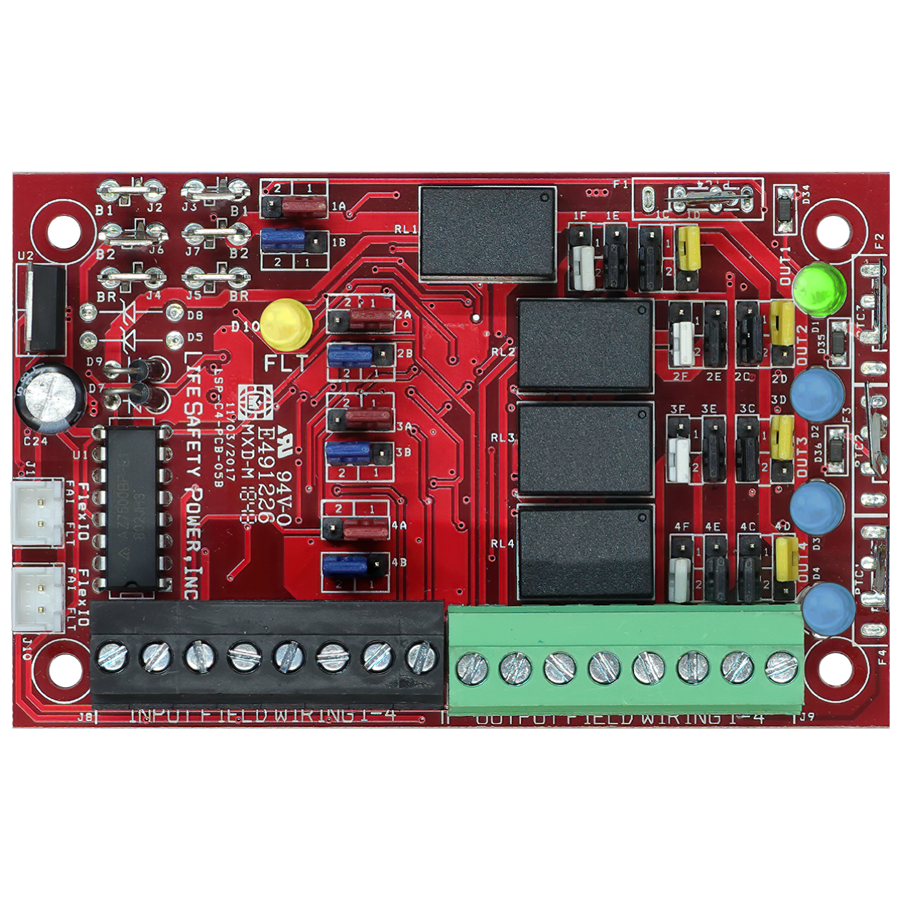 4 Output Lock Distribution Module, Class 2 Power Limited, Required by Code for Oregon and Washington