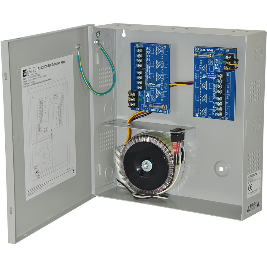 Power Supply, 16 VAC @ 18A/18VAC @16A 8 Out