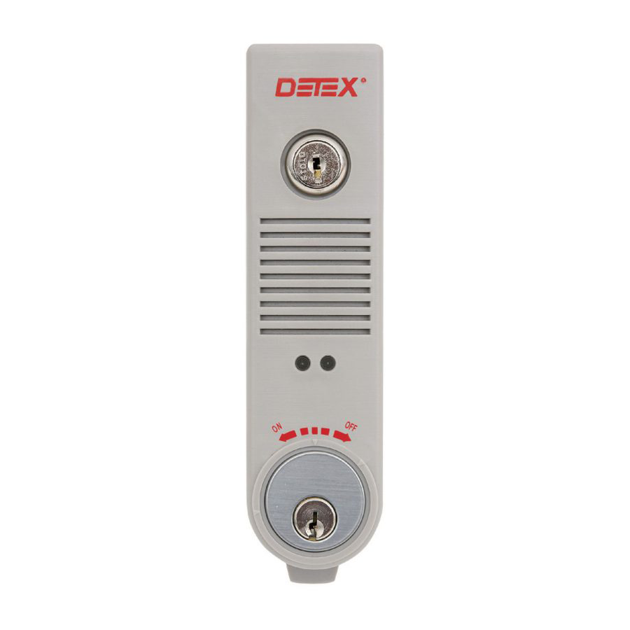 Gray Surface Weatherized Exit Alarm, Doo