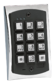 500 User Indoor/Outdoor Keypad