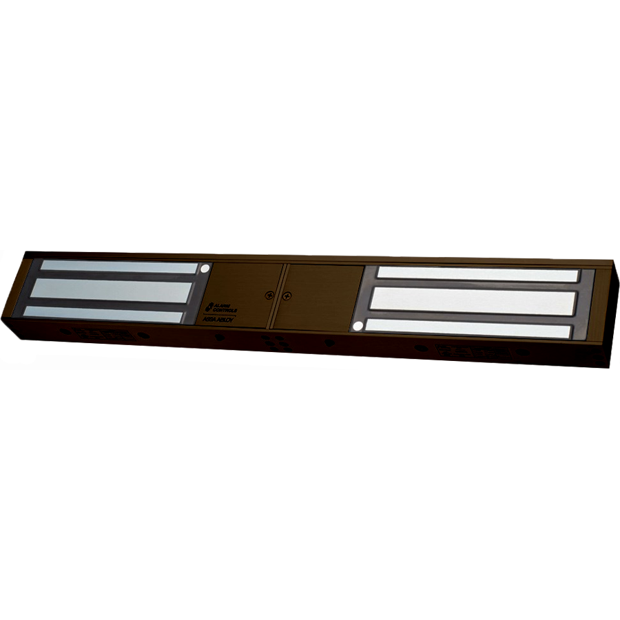 1200lbs, Double Magnetic Lock, 12-24VDC, UL, ULC, Duranodic Dark Bronze