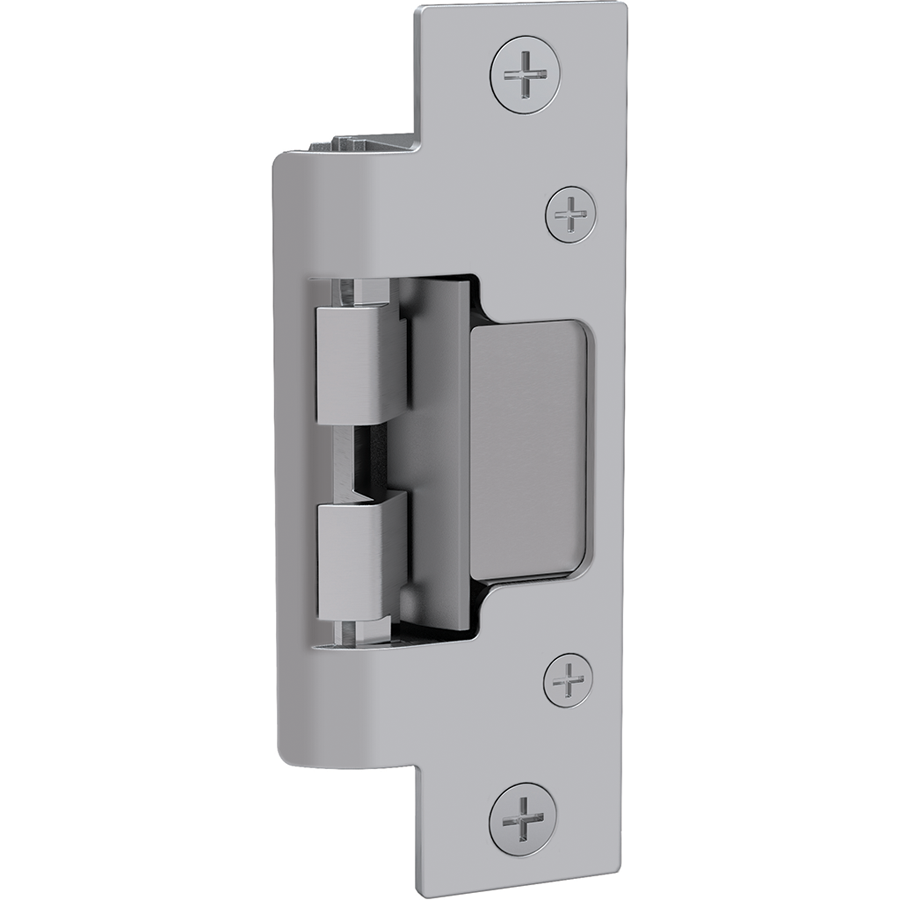 Fire Rated Electric Strike 12/24VDC/VAC, FS/FSE, No Frame Cutting, Cylindrical Latches Max 5/8in Throw, Body Only