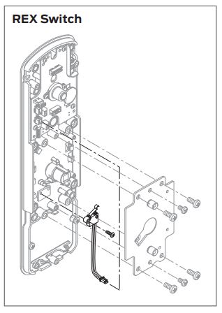 Schlage 23536774 Pigtail Exit Adapter for RX -LC Switch on AD-200