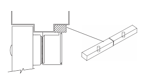 Schlage 4201F Filler Plate for M420 Electromagnetic Lock