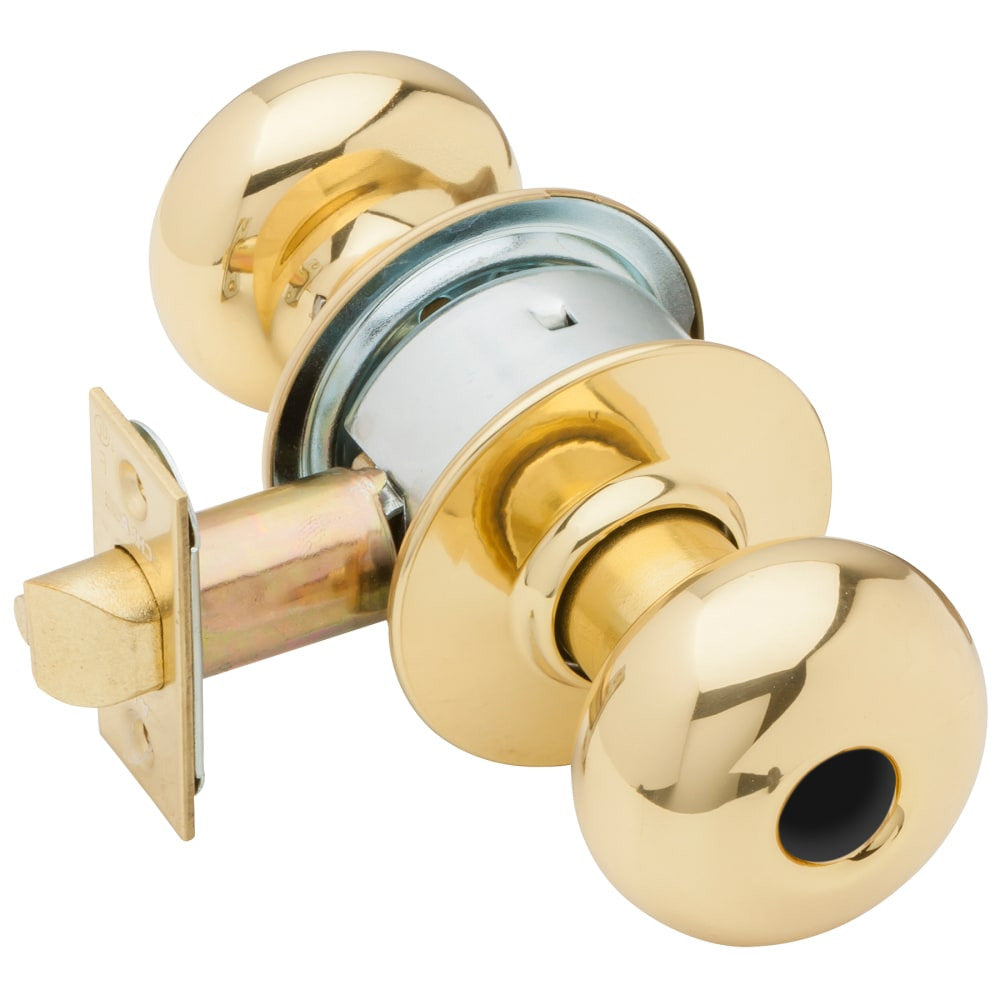 Schlage A80-PD-PLY-605 2-3/4 BS ANSI - Grade 2 Storeroom Plymouth Knob, 6-Pin C Keyway KD