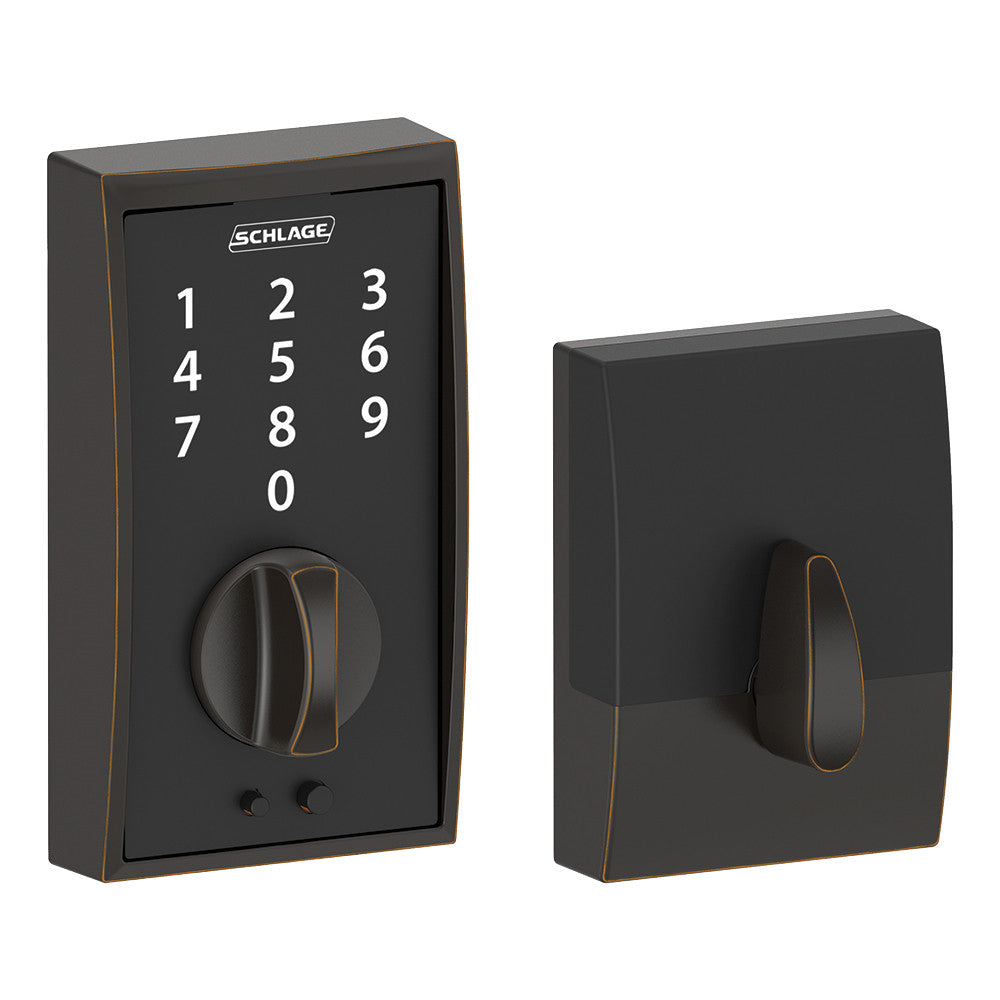 Schlage BE375 Touch Keypad Deadbolt Camelot