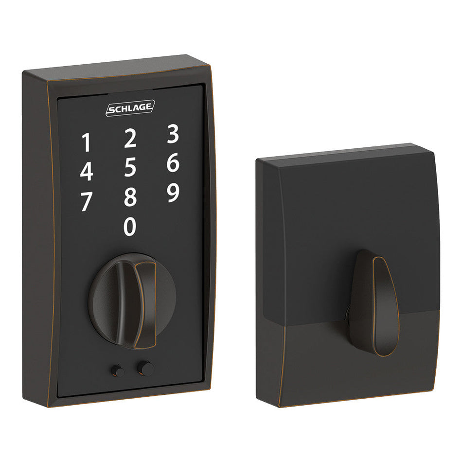 Schlage BE375 Touch Keypad Deadbolt Camelot