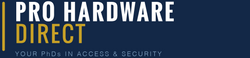 Pro Hardware Direct logo with tagline on a blue background