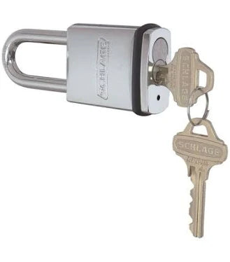 Schlage KS41F1200 Chrome Padlock