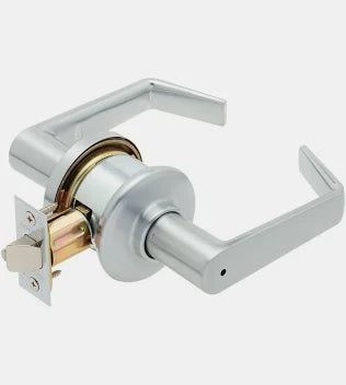Schlage S40D-SAT-626 - Privacy Saturn Lever, 2-3/8in or 2-3/4in Adjustable Backset