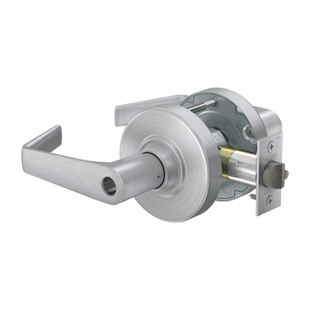 Schlage ALX50-L-SAT-626 234 - Grade 2, Office Saturn Lever, Less Key-in-Lever Cylinder