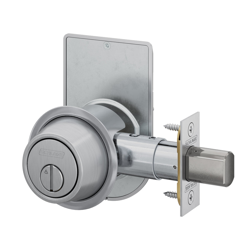 Schlage B572 Occupancy Indicator Coin Turn x T-Turn Deadbolt