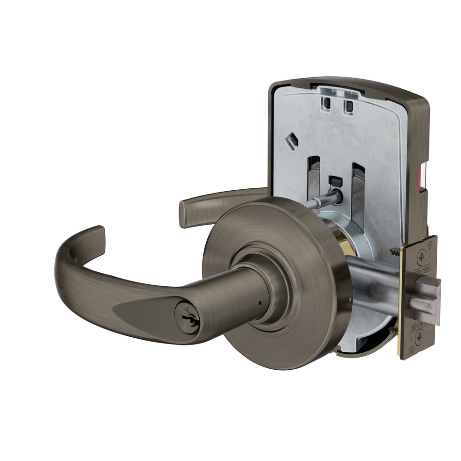 Schlage ND53-LD - ND53-LD-RHO-619 - Grade 1 Entrance, Cylindrical Lock, Rhodes Lever