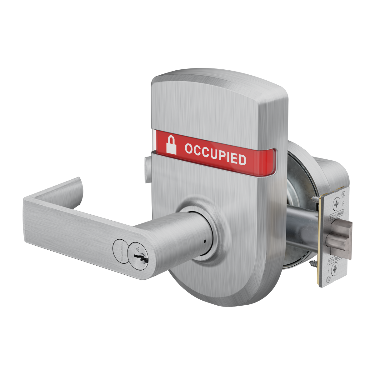 Schlage ND53-LD - ND53-LD-RHO-619 - Grade 1 Entrance, Cylindrical Lock, Rhodes Lever