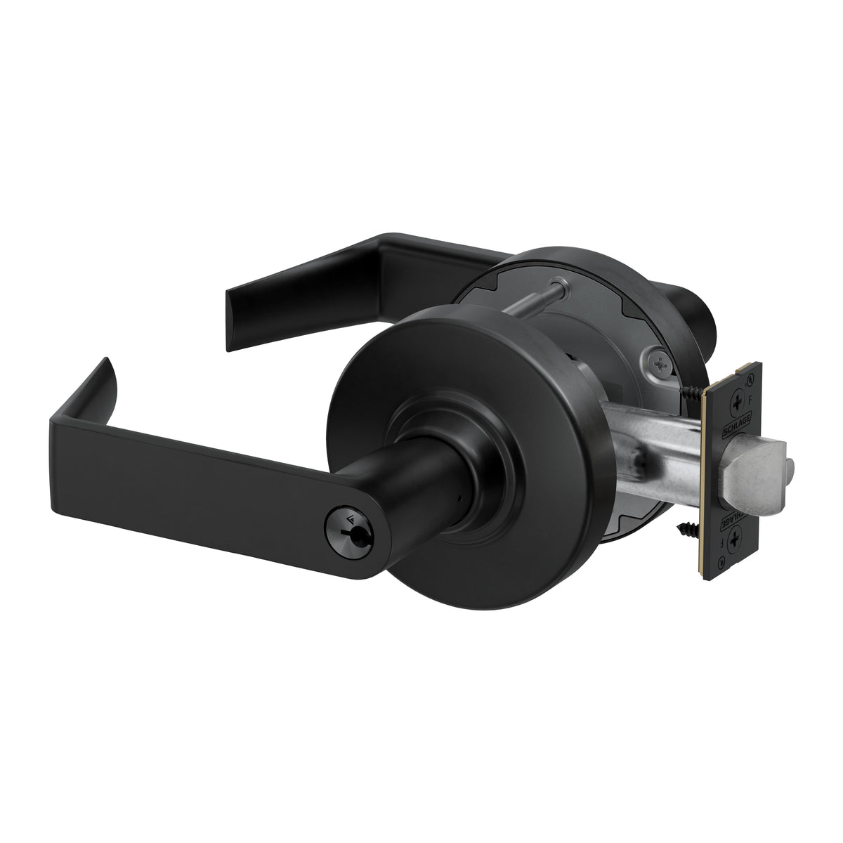Schlage PC50-L - PC50-L-ATH-613 - Grade 1, Cylindrical Storeroom Lock, Athens Lever