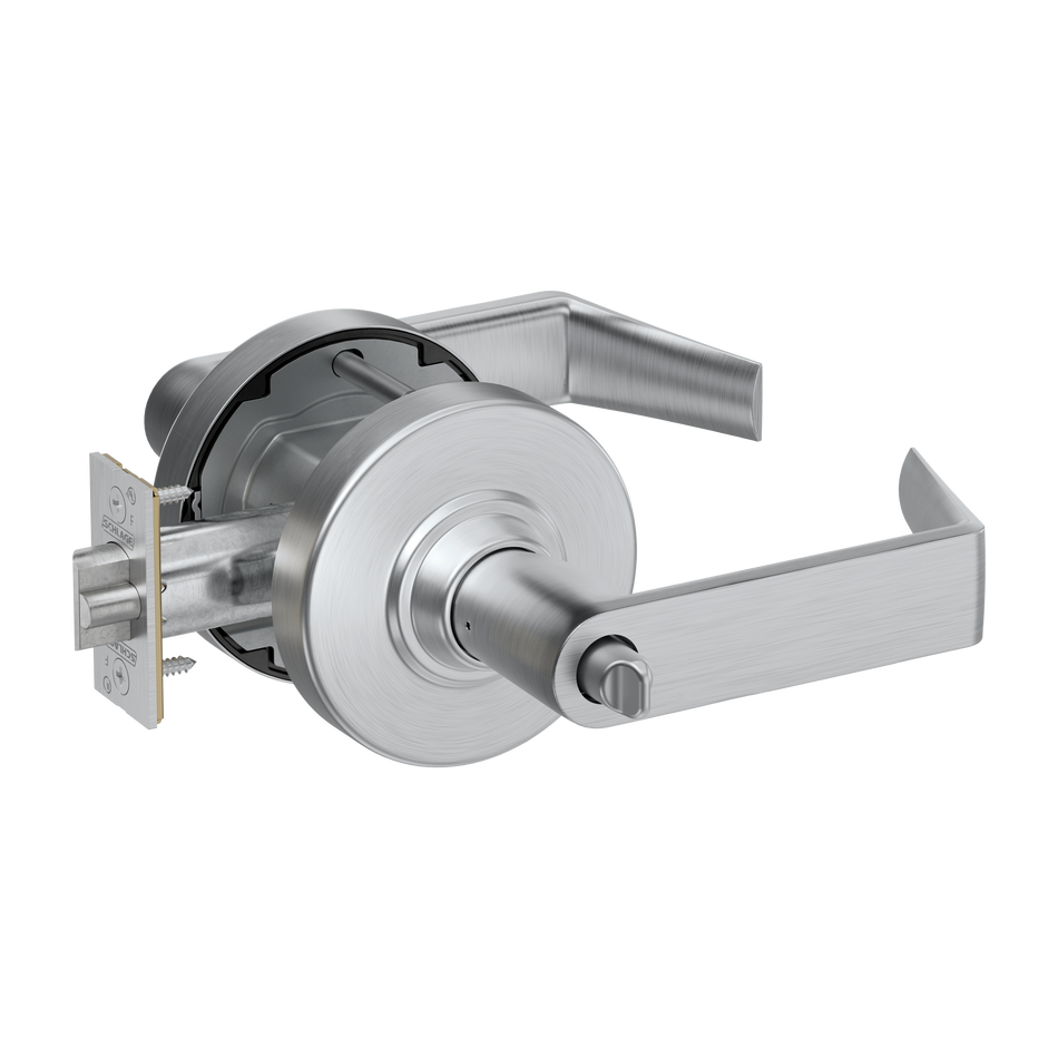 Schlage PC53-J - PC53-J-ATH-613 - Grade 1, Cylindrical Storeroom Lock, Athens Lever