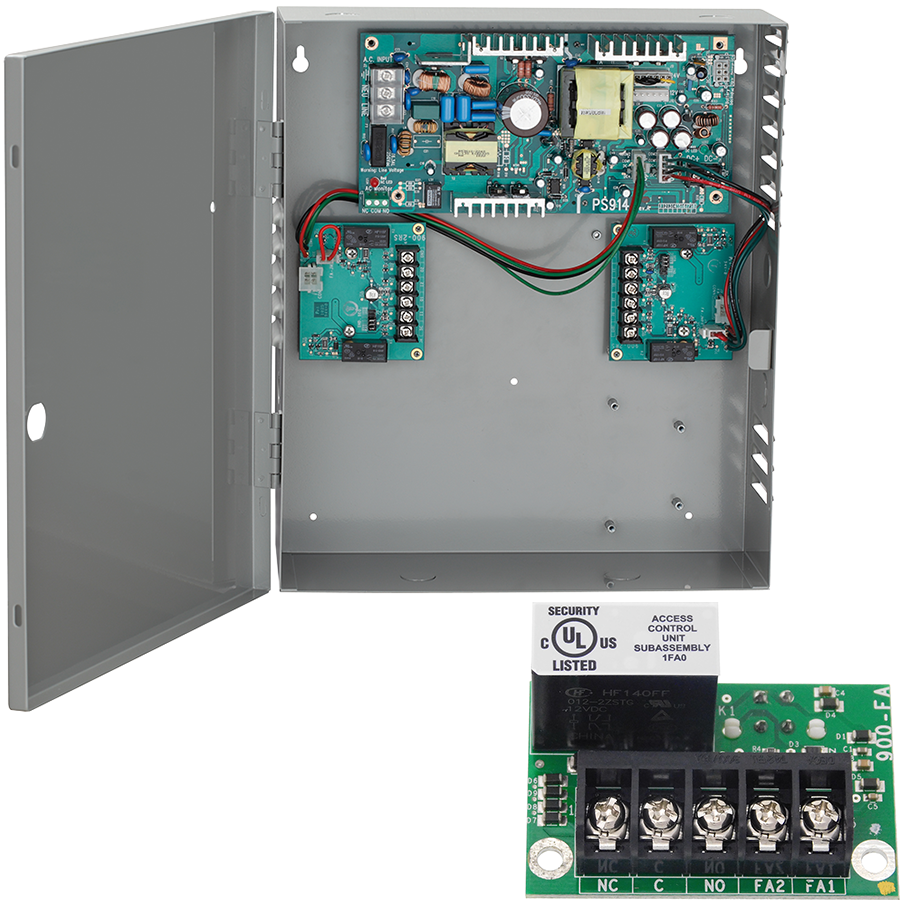 Von Duprin PS914 EL Power Supply — 4A with 16A Inrush, 12/24 VDC
